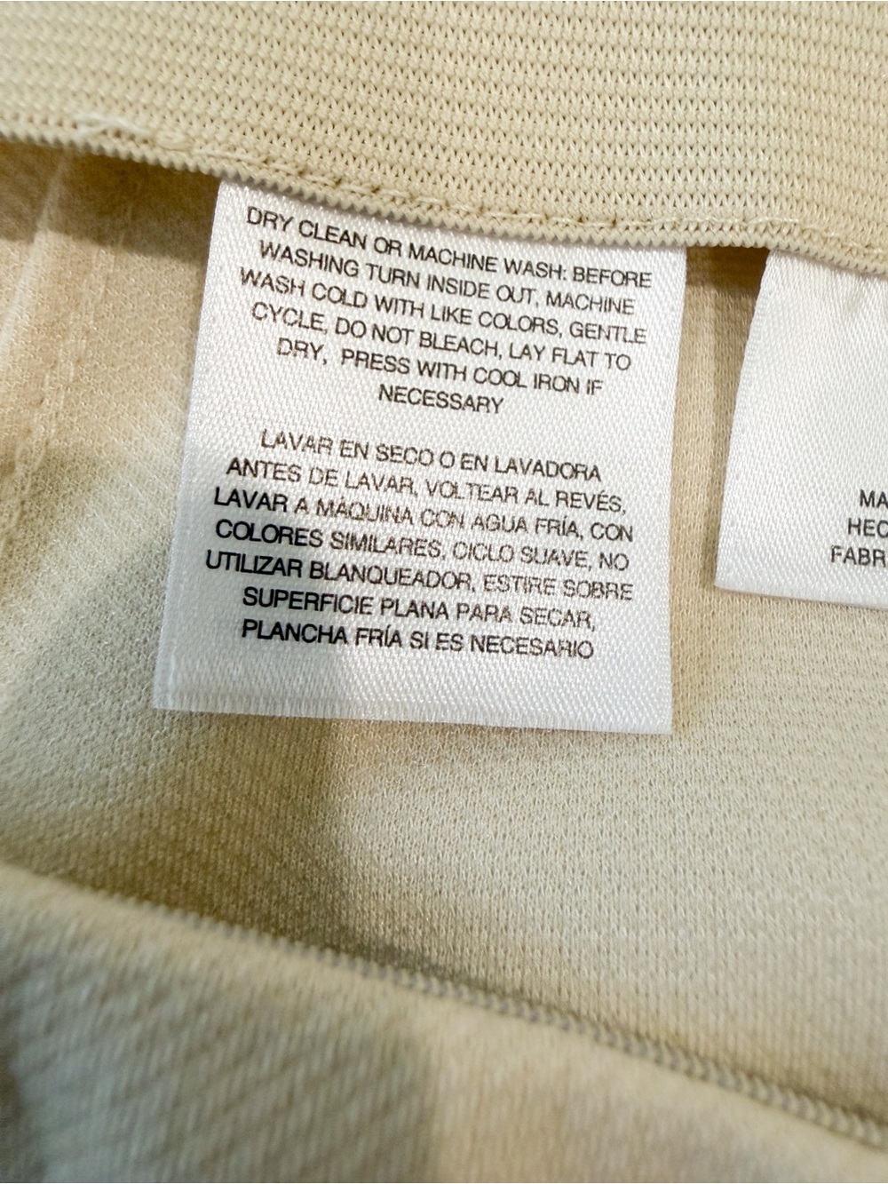 Anne Klein Crepe Wide Leg Crop Pants Pull On High Rise Parchment Ivory XL NEW - Picture 10 of 13